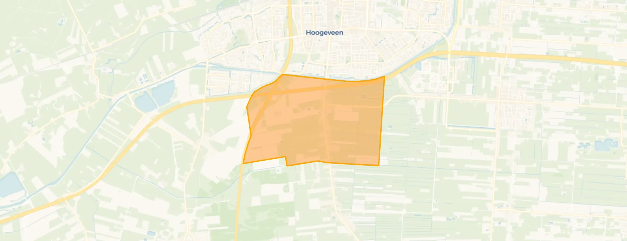 Kaart van Verspreide huizen Alteveer