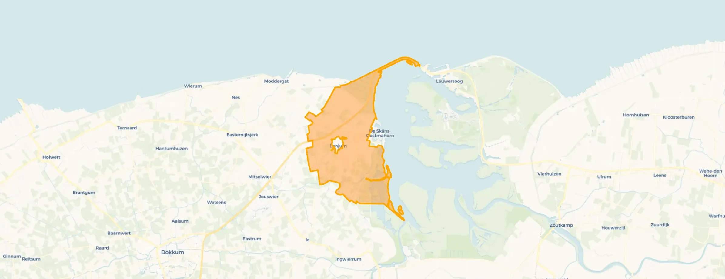 Buurt Verspreide huizen Anjum, Eanjum