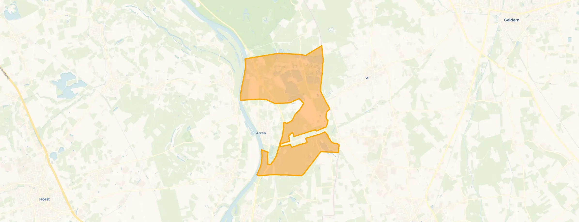 Buurt Verspreide huizen Arcen, Arcen