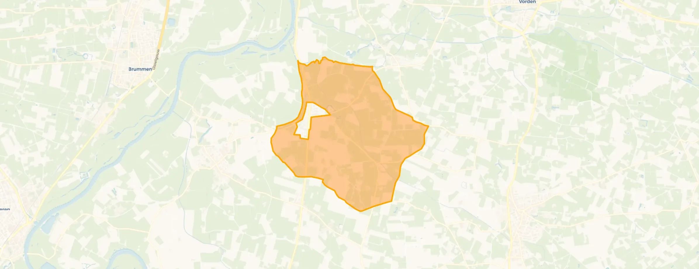 Verspreide huizen Baak