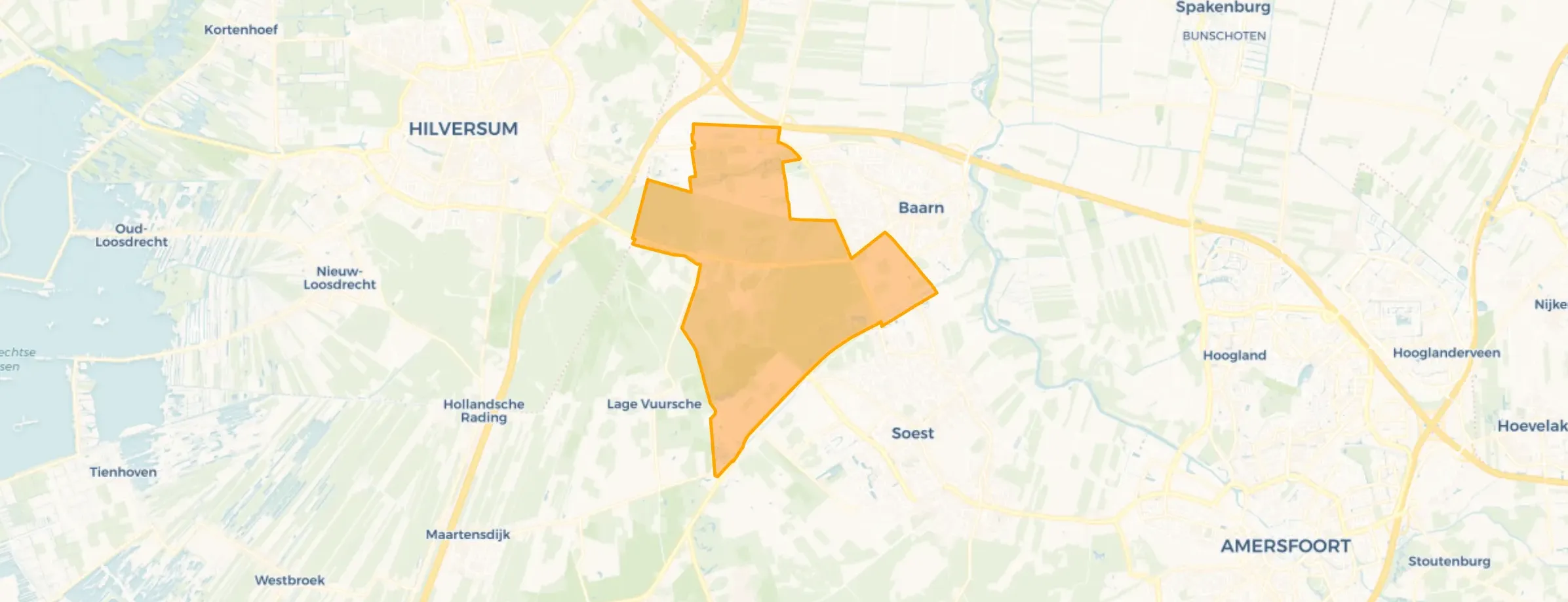 Buurt Verspreide huizen Baarn, Baarn