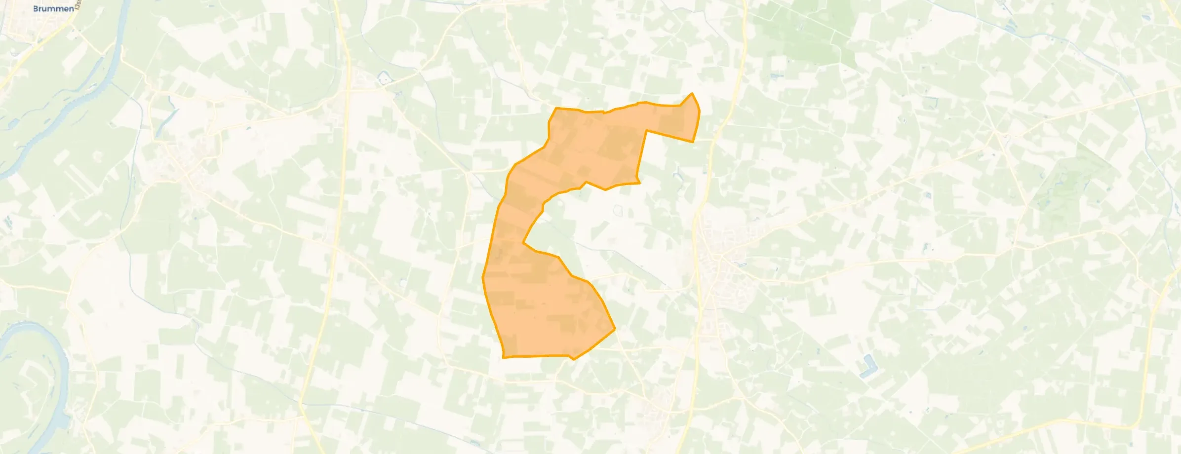 Verspreide huizen Bekveld en Gooi in Bronckhorst