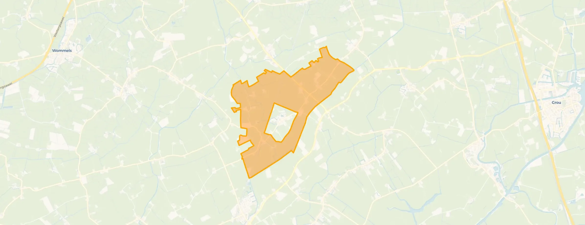Verspreide huizen Boazum