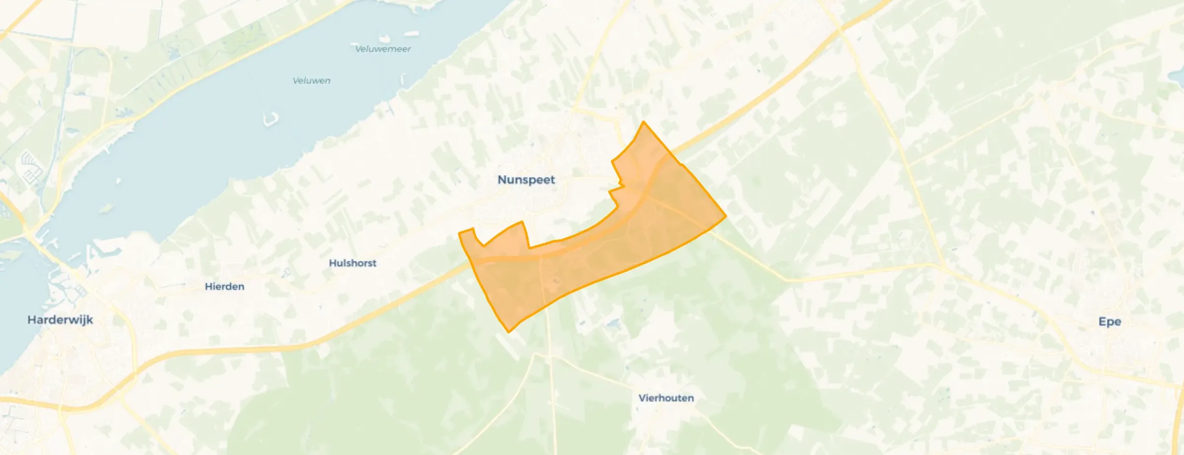 Buurt Verspreide huizen bosgebied Nunspeet, Nunspeet