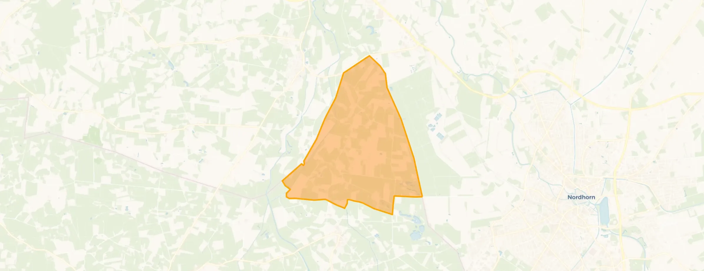 Kaart van Verspreide huizen Breklenkamp
