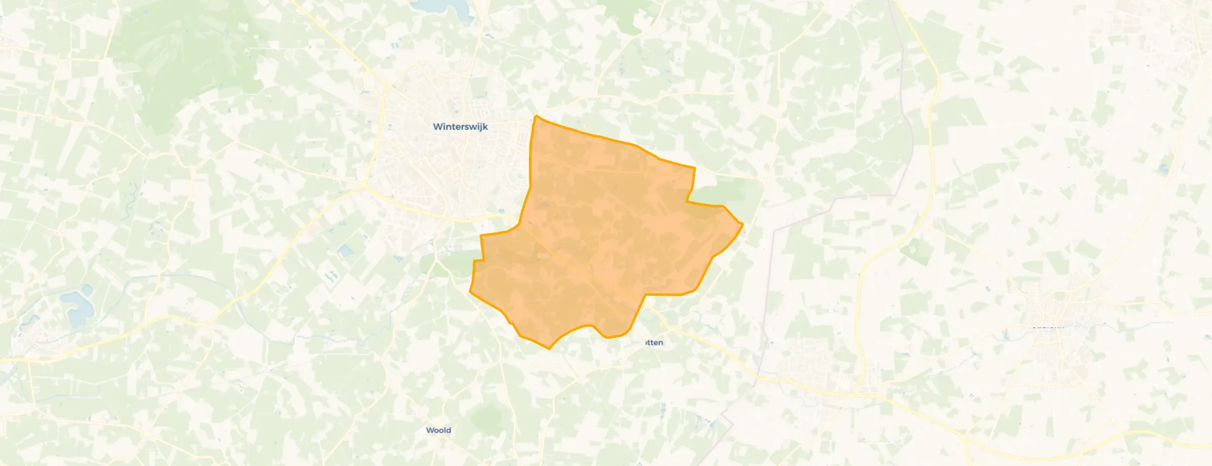 Buurt Verspreide huizen Brinkheurne en omgeving, Winterswijk Kotten