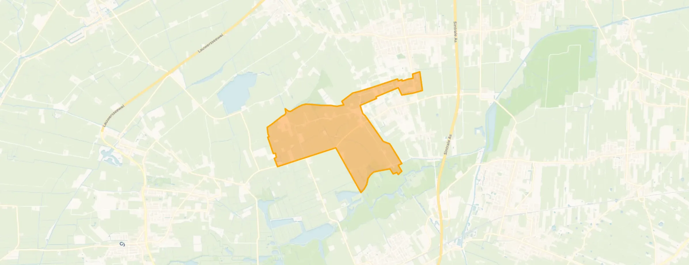 Verspreide huizen Broeksterwâld