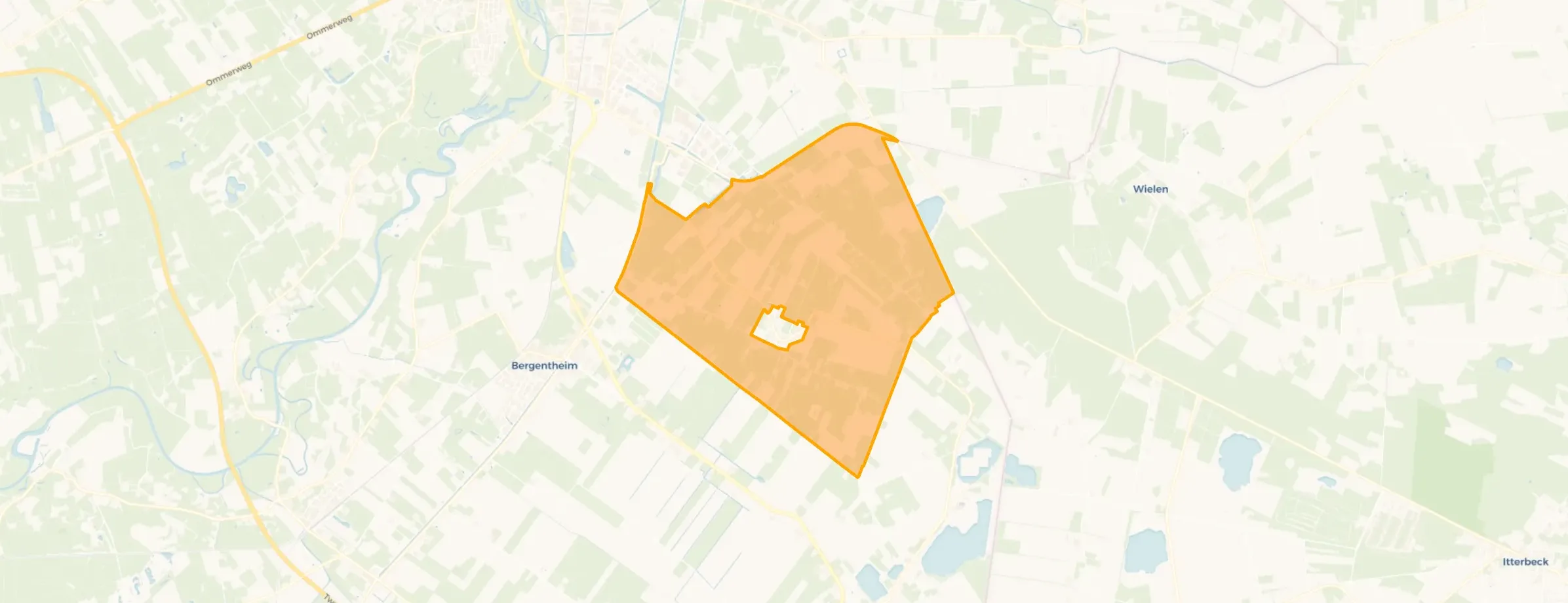 Buurt Verspreide huizen Bruchterveld, Bruchterveld