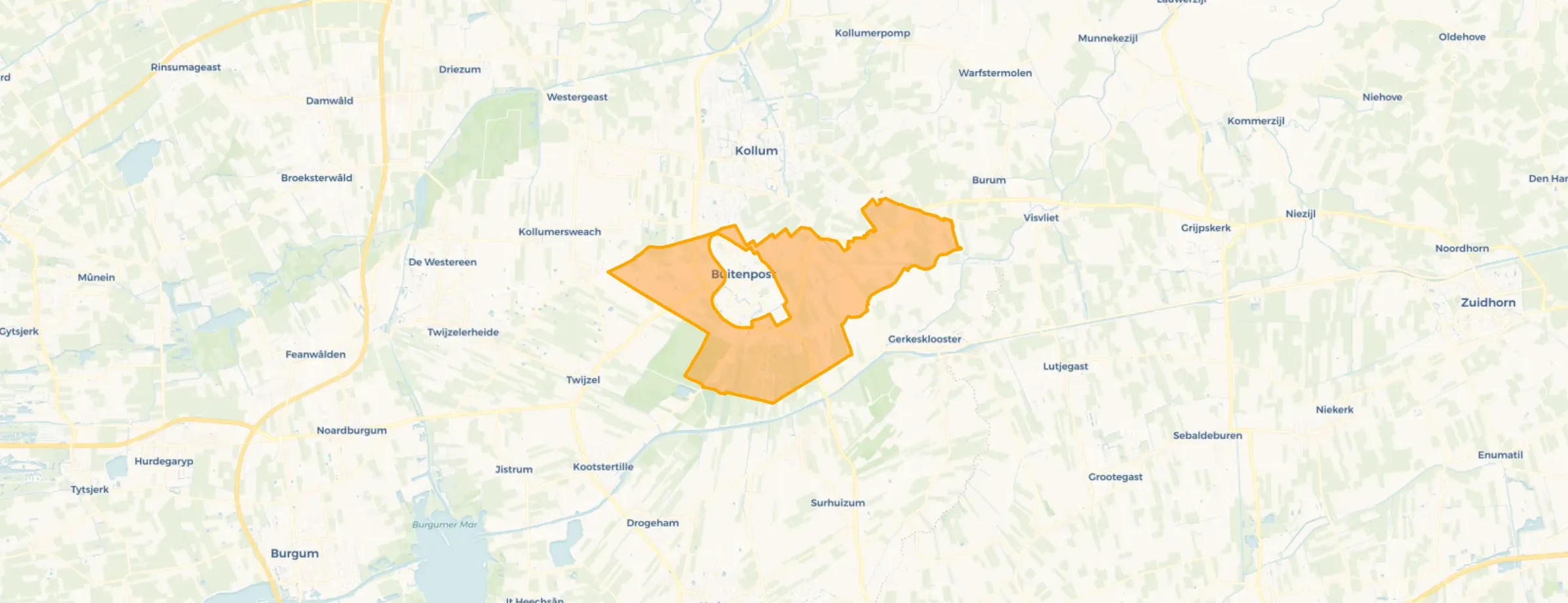 Buurt Verspreide huizen Buitenpost, Buitenpost