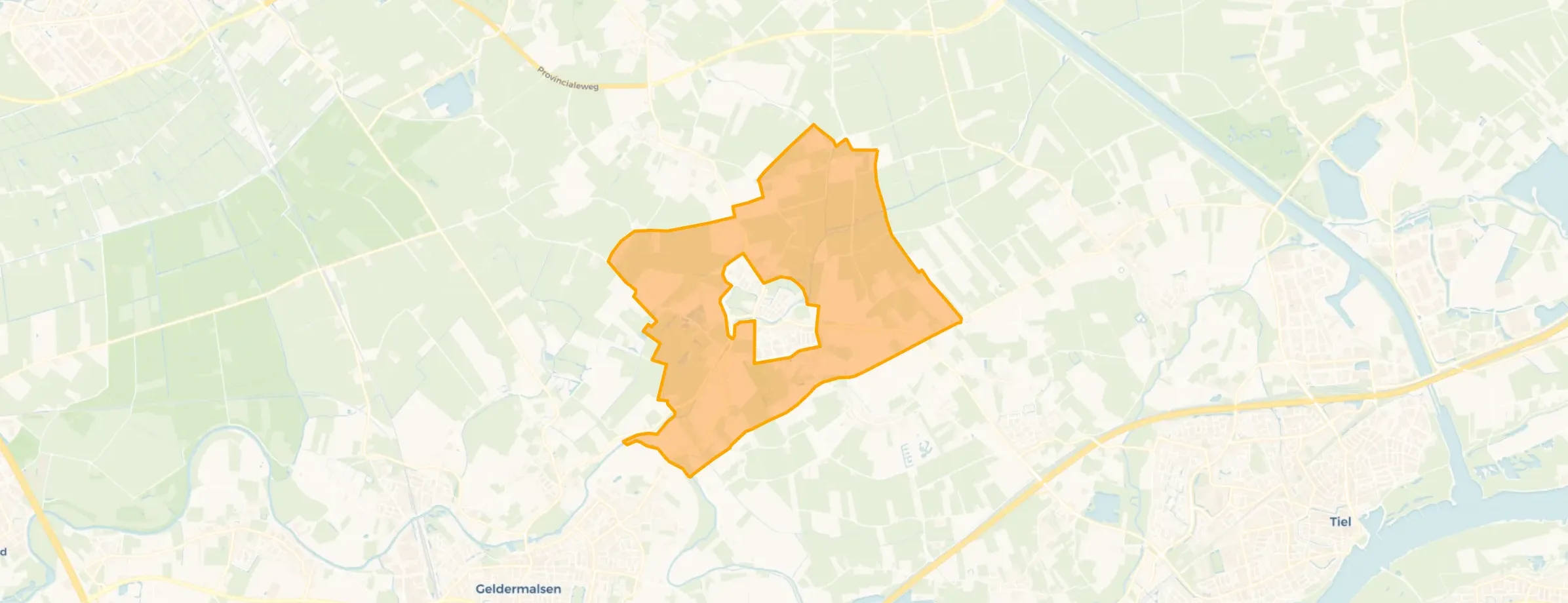 Buurt Verspreide huizen Buren, Buren