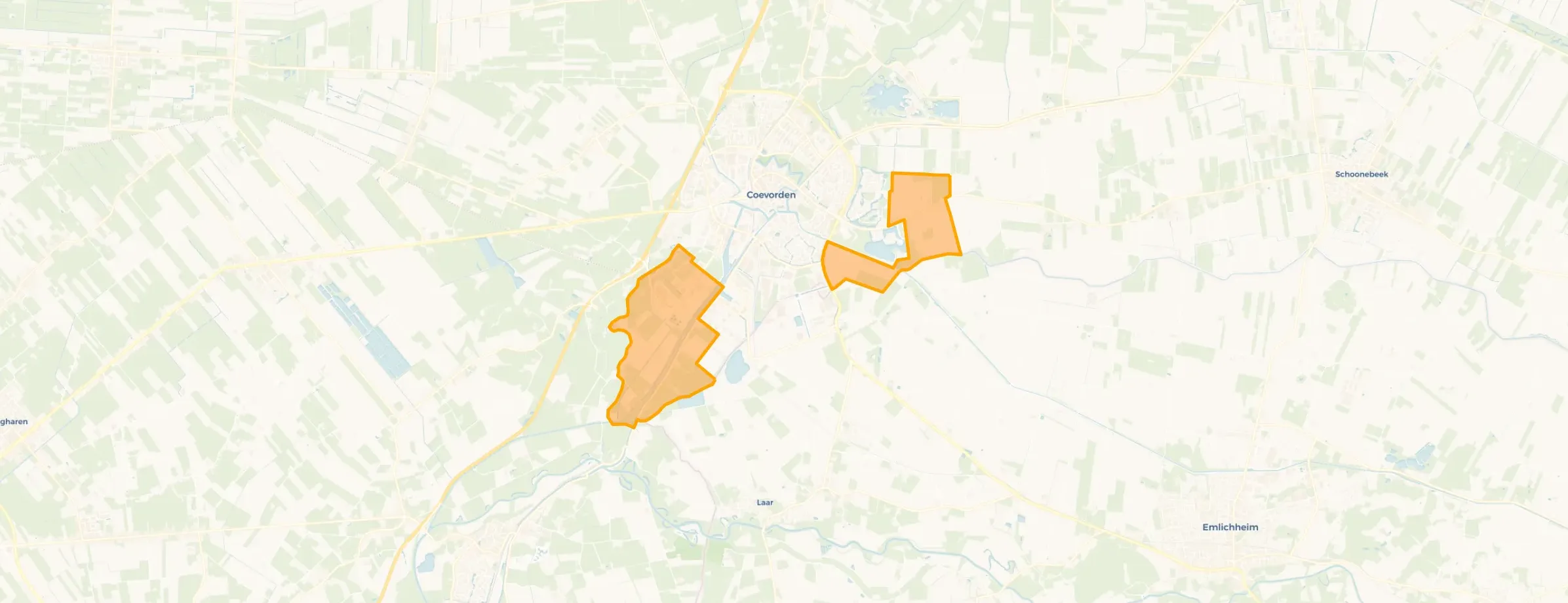 Verspreide huizen Coevorden