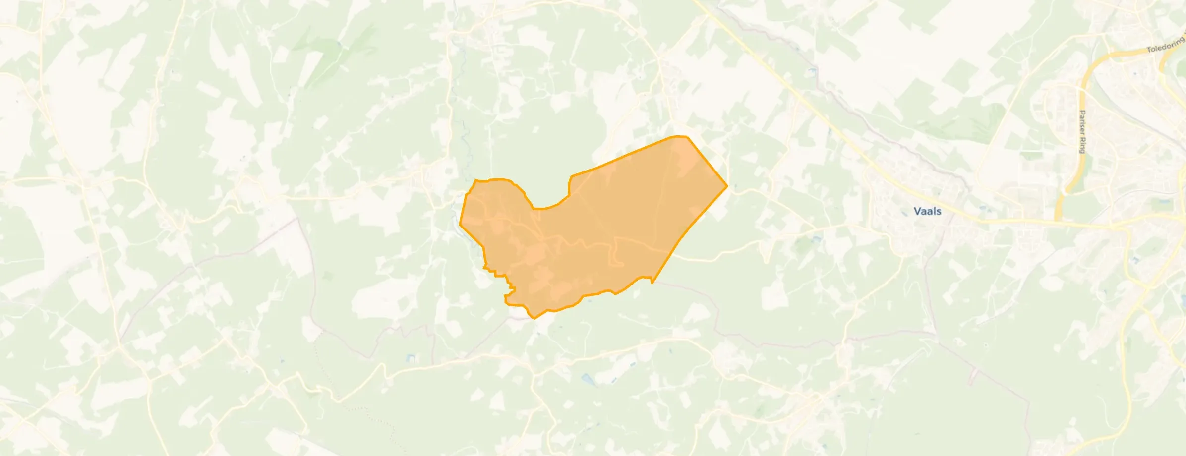 Kaart van Verspreide huizen Cottessen-Camerig