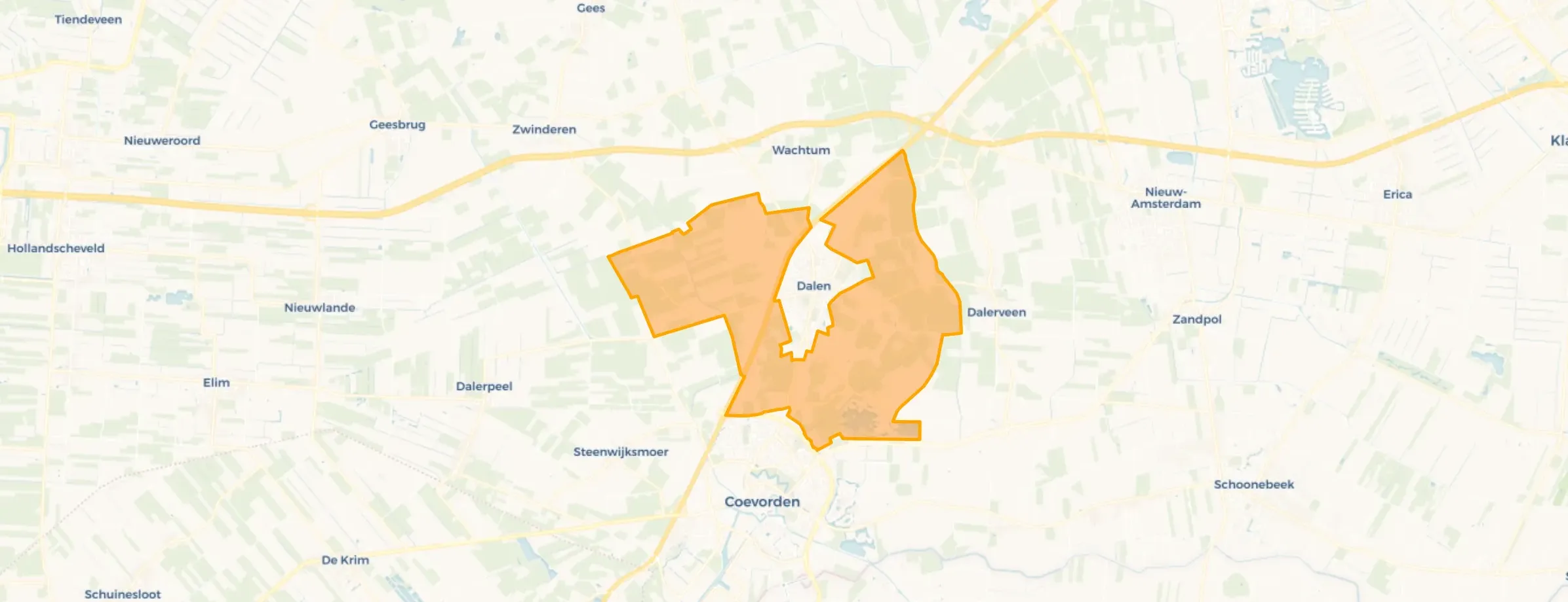 Buurt Verspreide huizen Dalen, Dalen