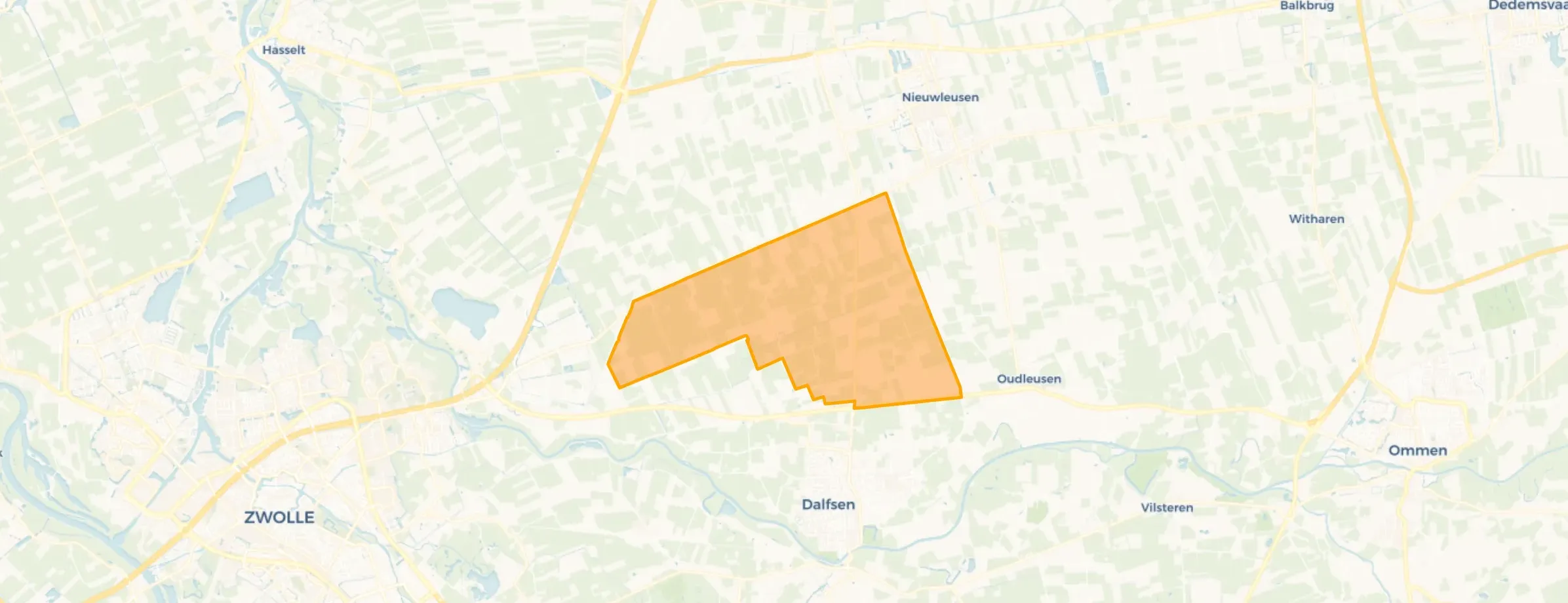 Buurt Verspreide huizen Dalfserveld, Dalfsen