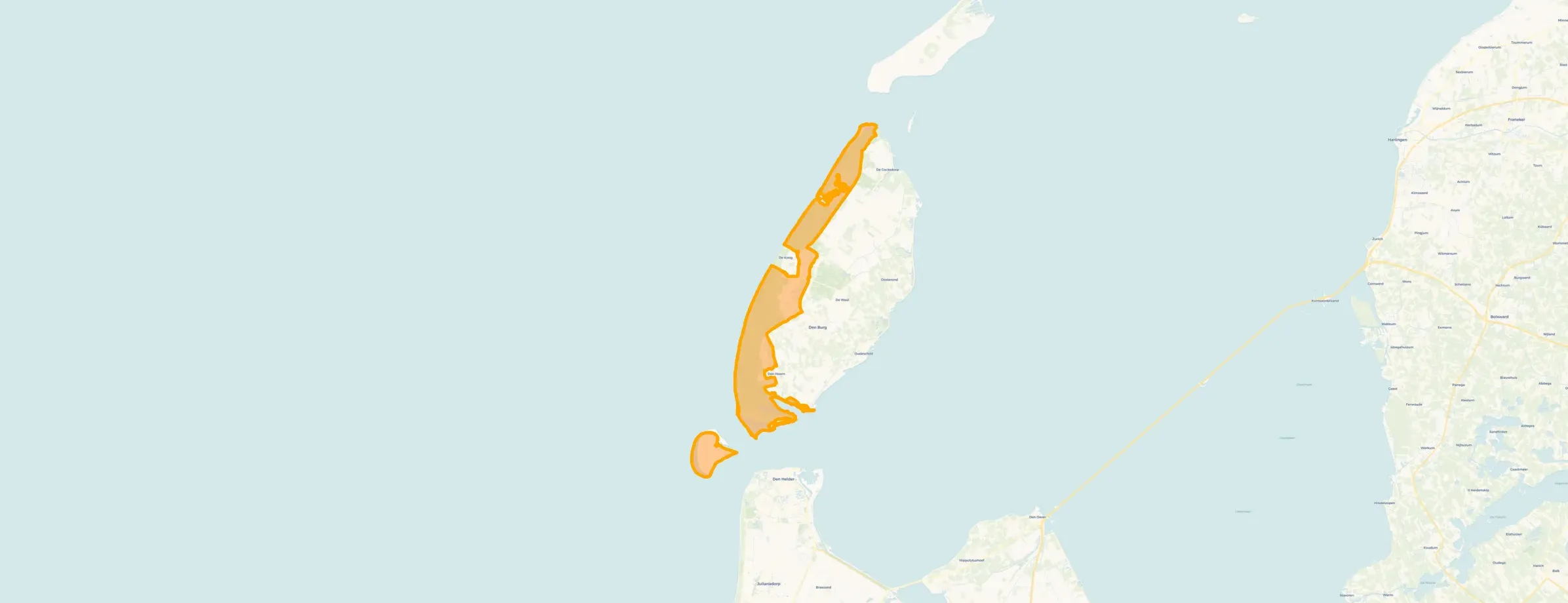 Buurt Verspreide huizen De Koog en het Duingebied, De Koog