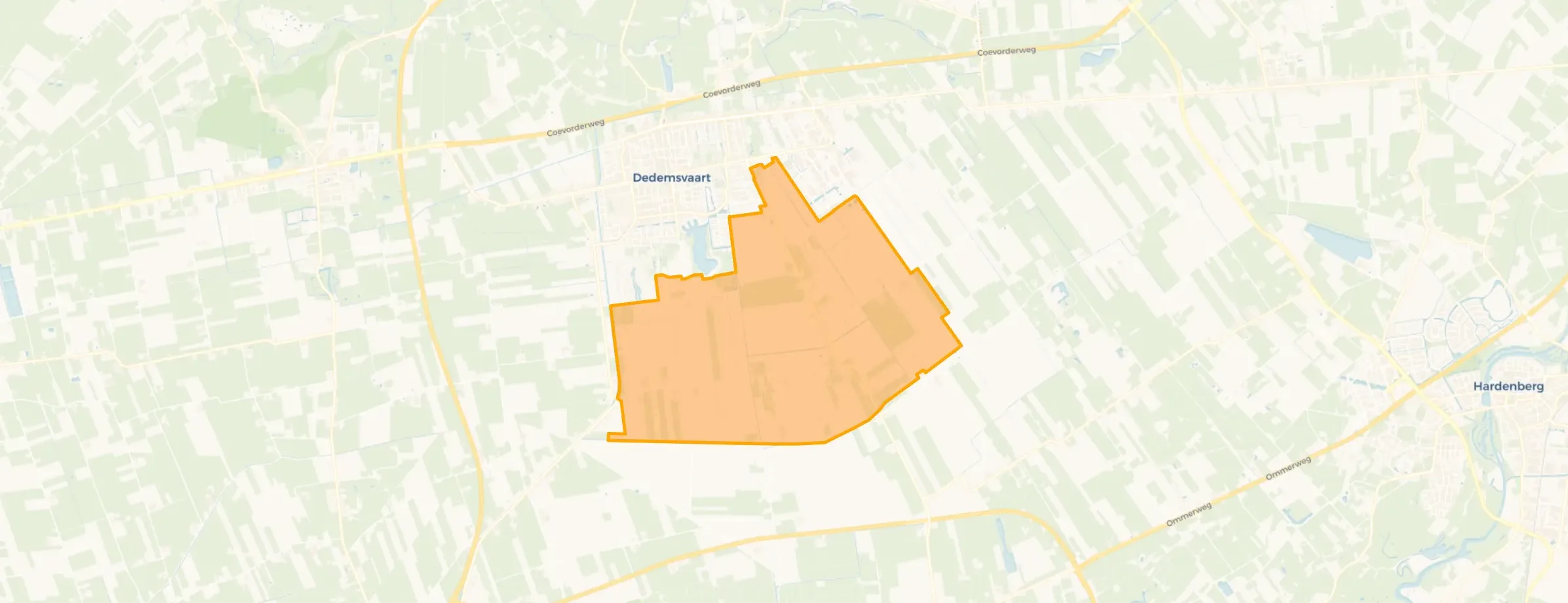 Verspreide huizen Dedemsvaart