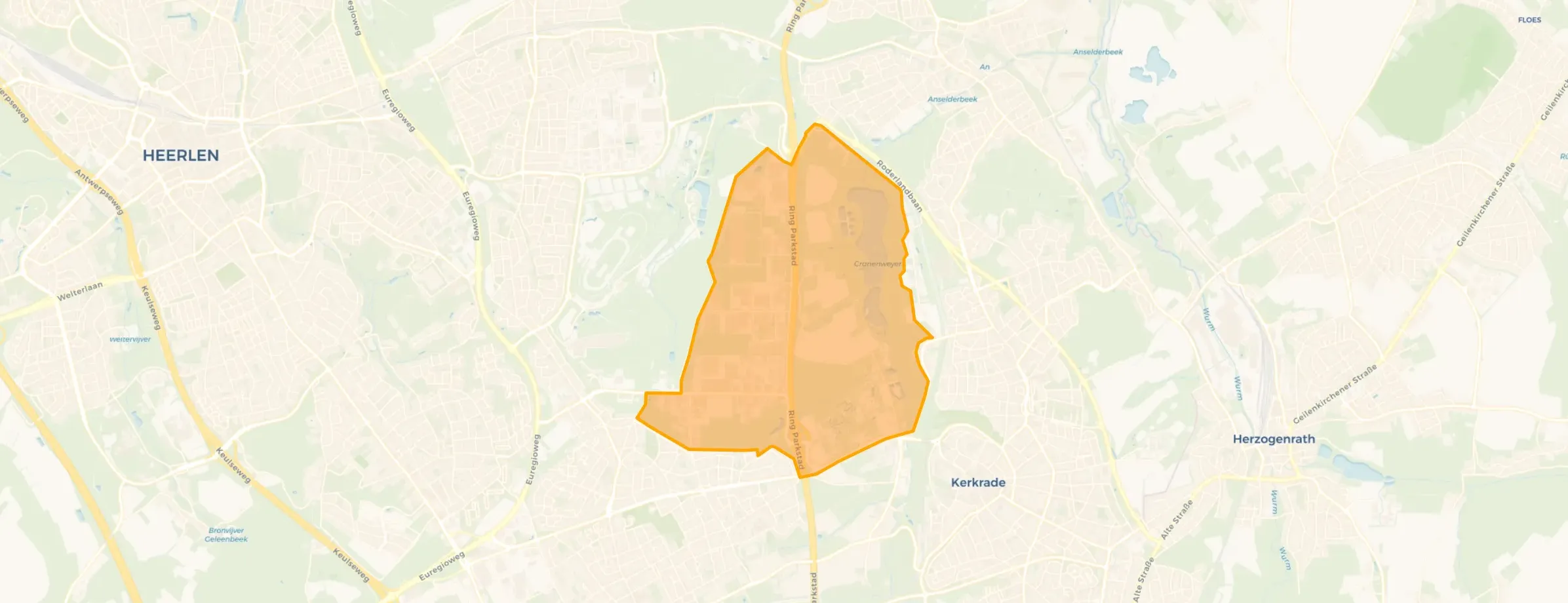 Kaart van Verspreide huizen Dentgenbach