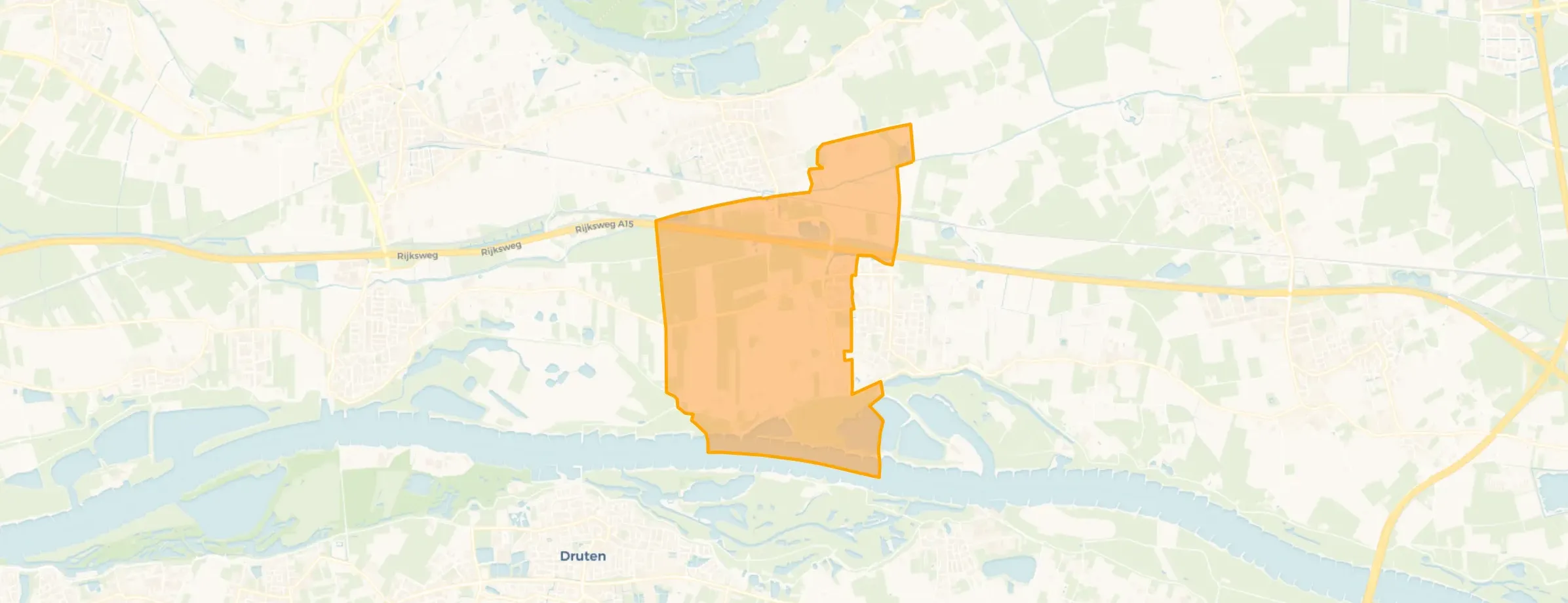 Buurt Verspreide huizen Dodewaard-West, Opheusden