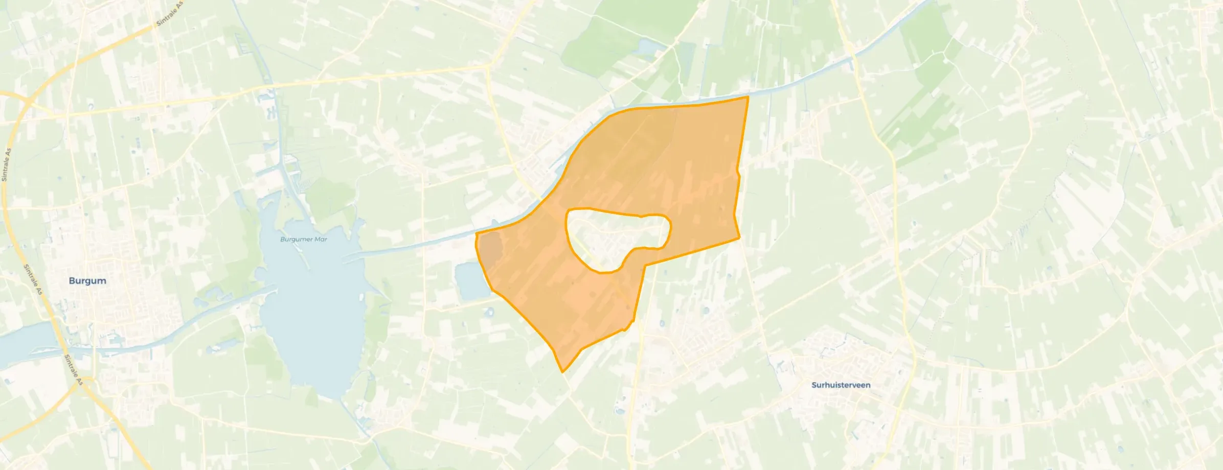 Verspreide huizen Drogeham