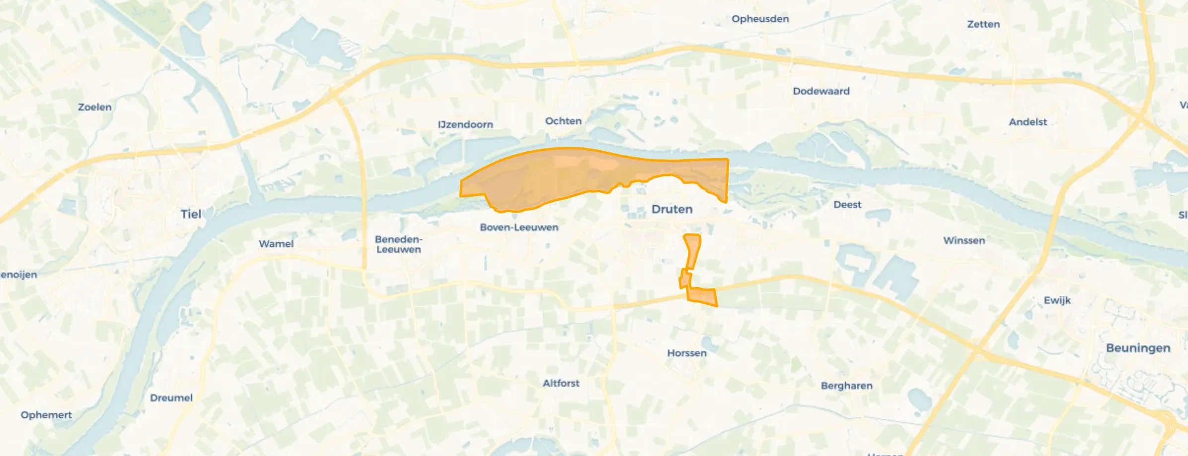 Verspreide huizen Druten