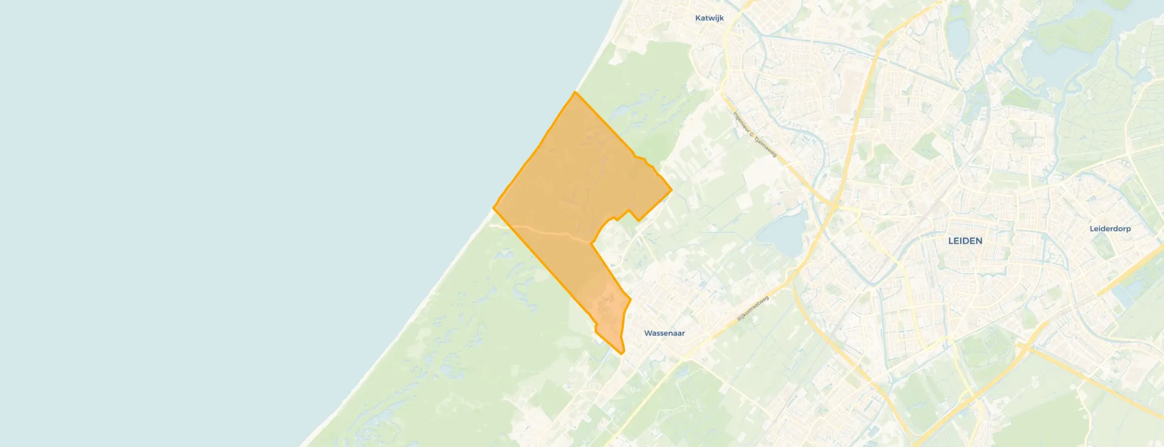 Buurt Verspreide huizen Duinrell Wassenaarse Slag, Wassenaar