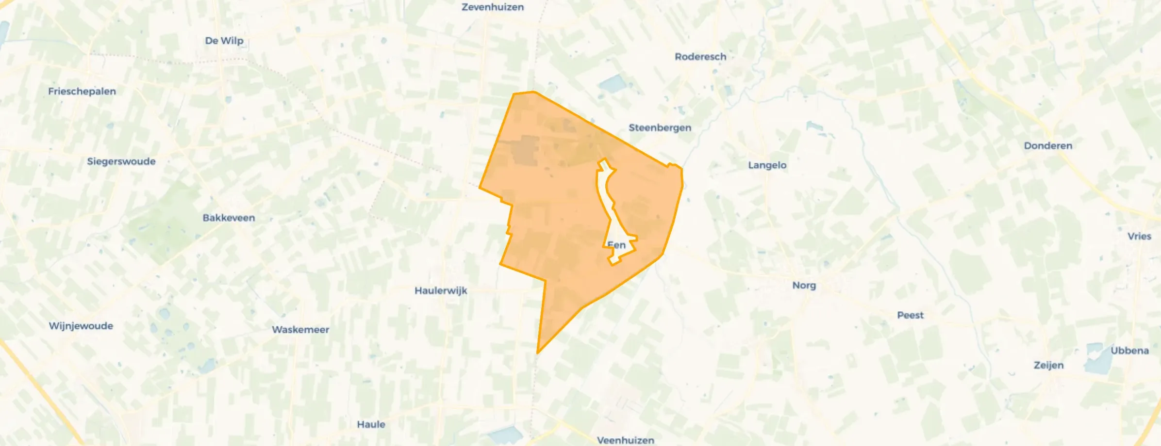 Verspreide huizen Een