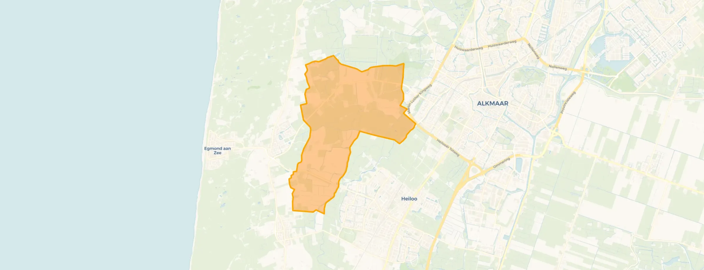 Verspreide huizen Egmondermeer