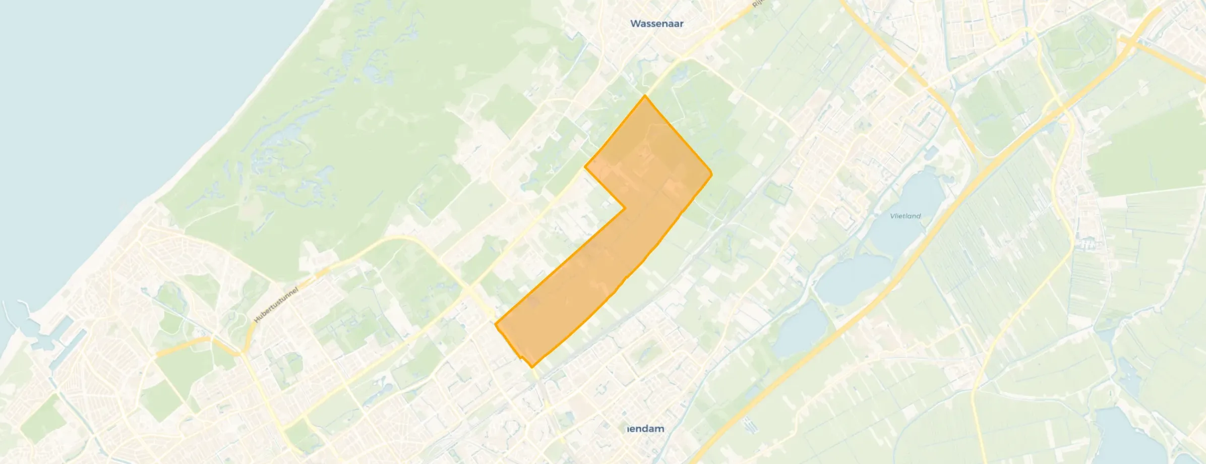 Kaart van Verspreide huizen Eikenhorst