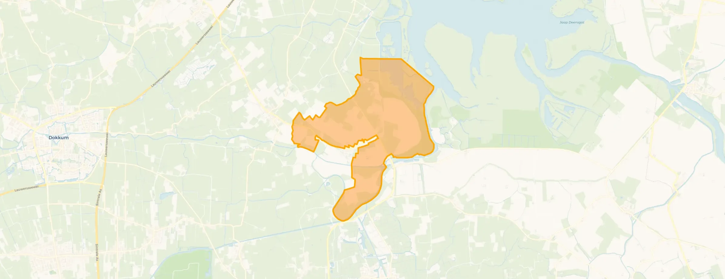 Kaart van Verspreide huizen Engwierum