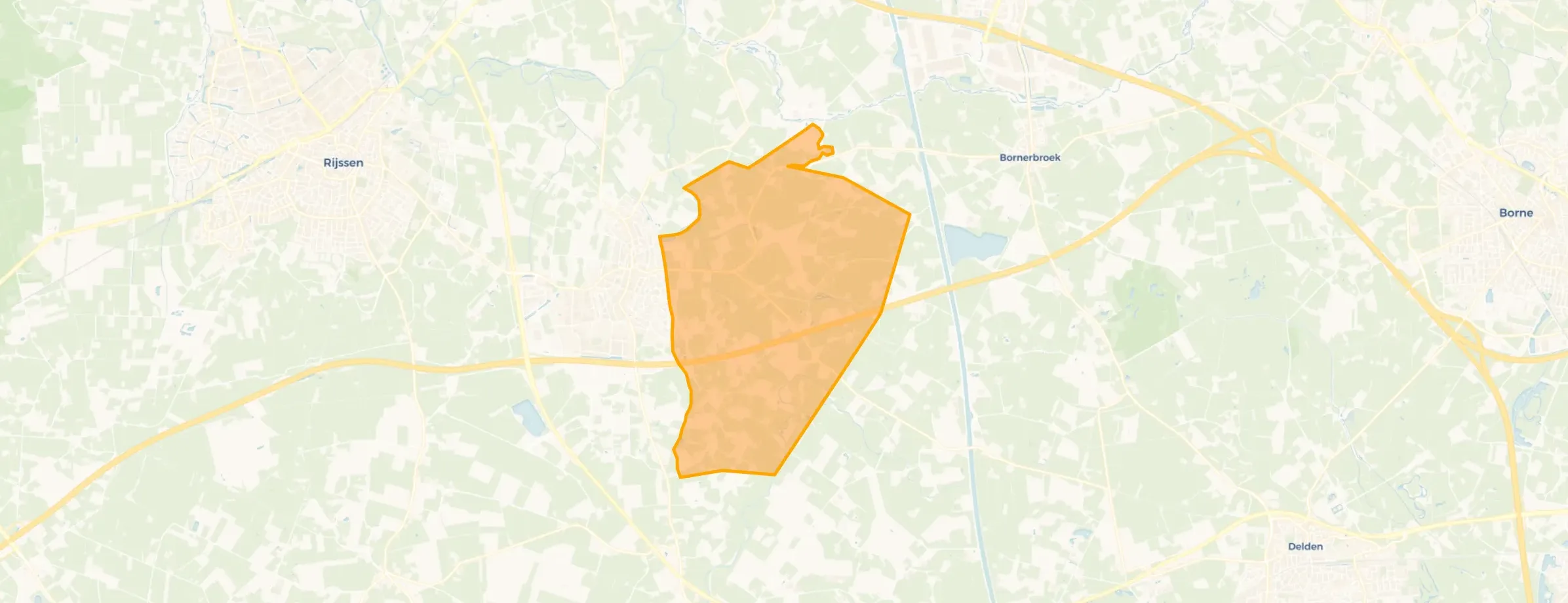 Verspreide huizen Enterbroek en omgeving