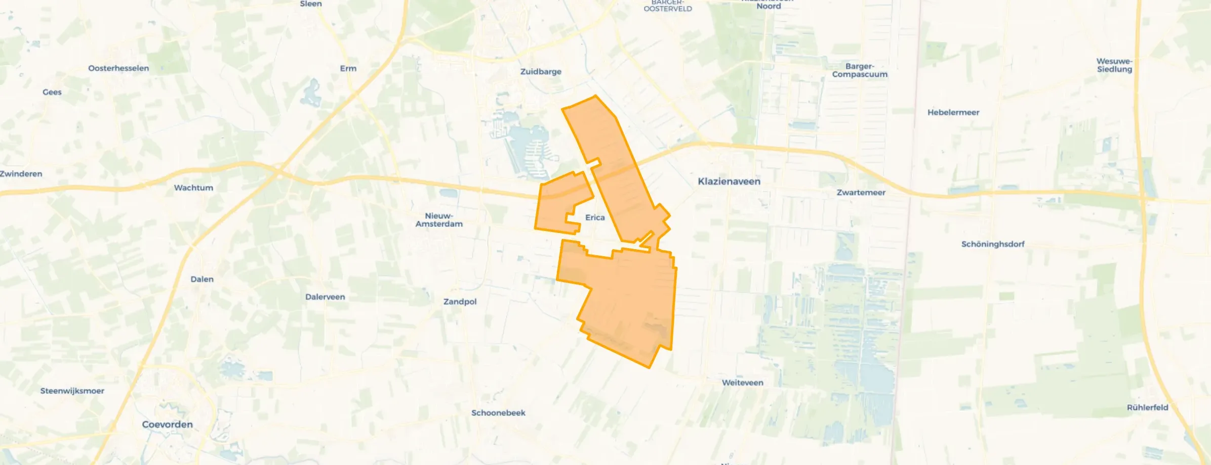 Buurt Verspreide huizen Erica, Erica