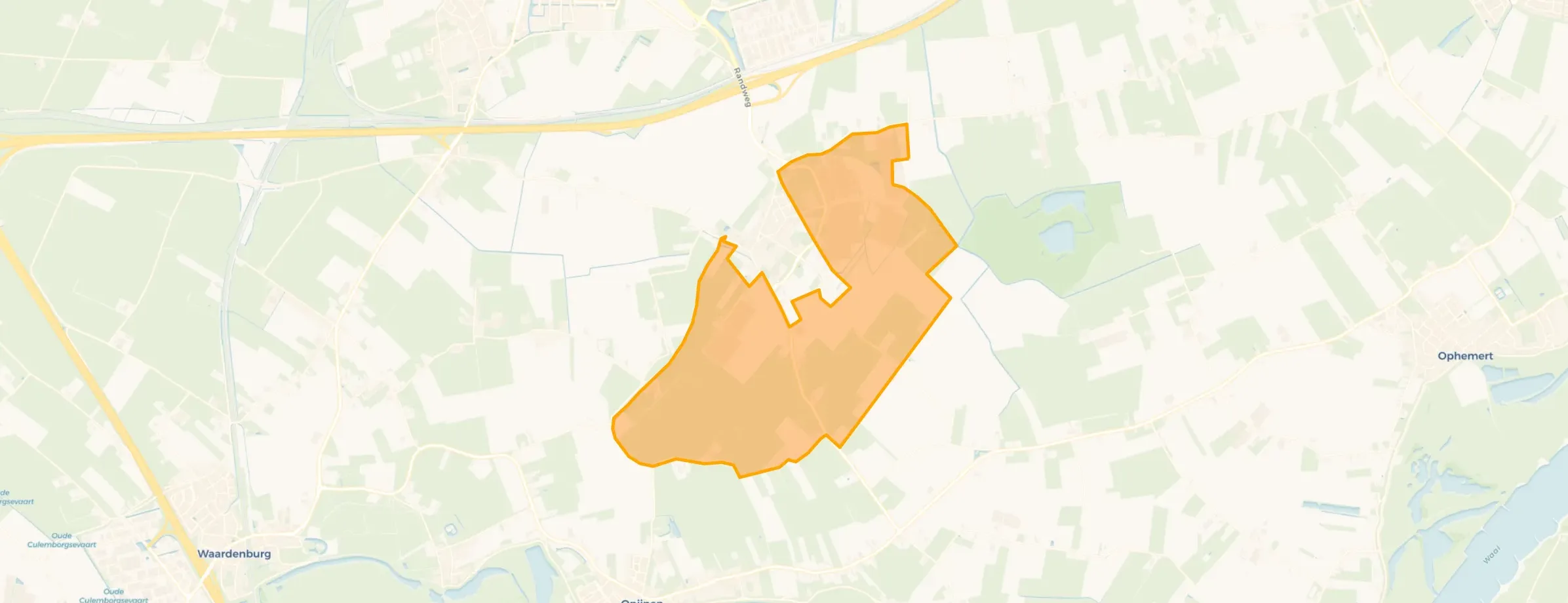 Kaart van Verspreide huizen Est