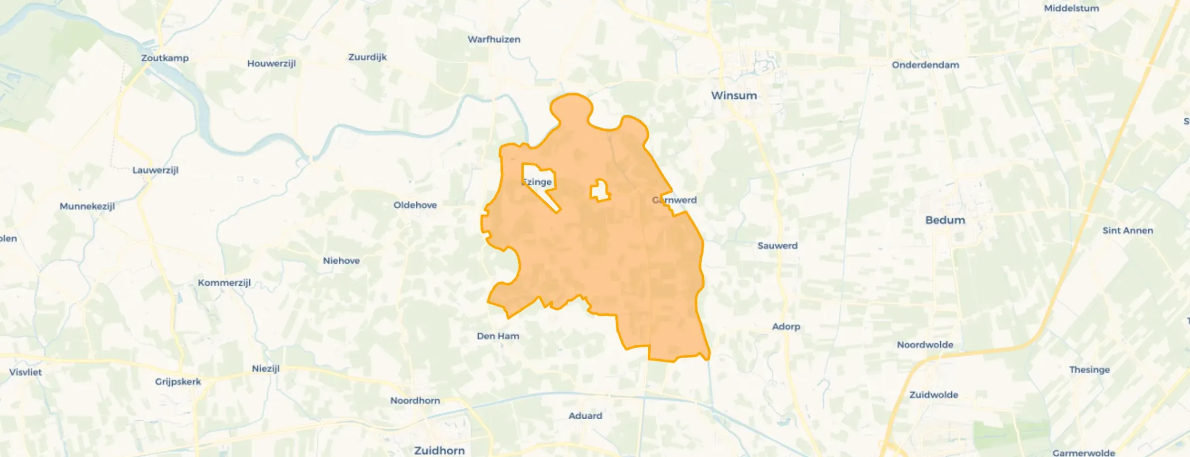 Verspreide huizen Ezinge