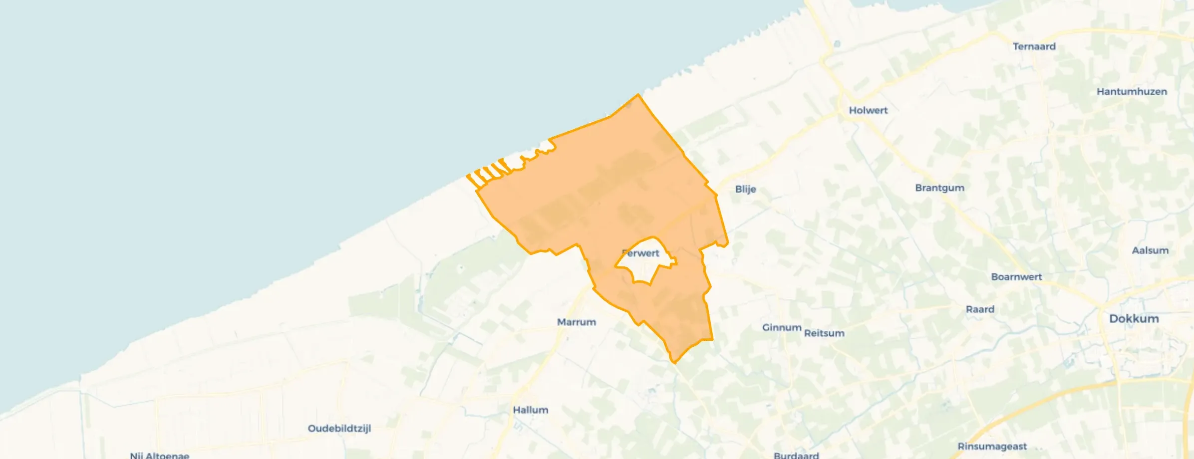Verspreide huizen Ferwerd
