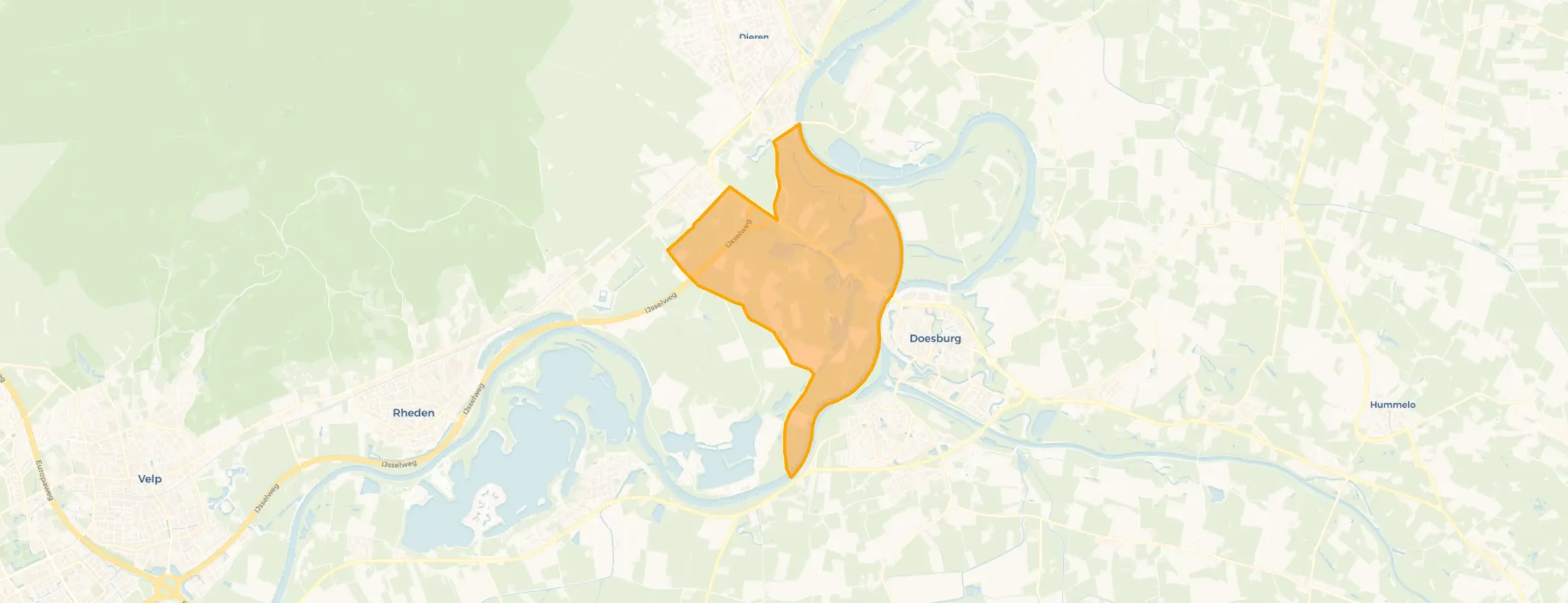 Buurt Verspreide huizen Fraterwaard en Beimerwaard, Dieren