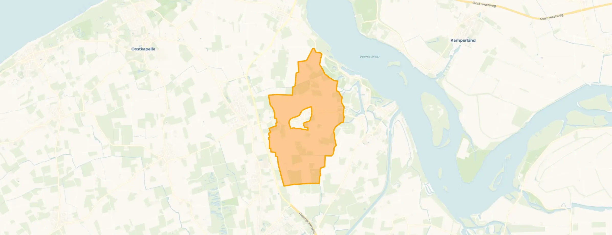 Buurt Verspreide huizen Gapinge, Gapinge