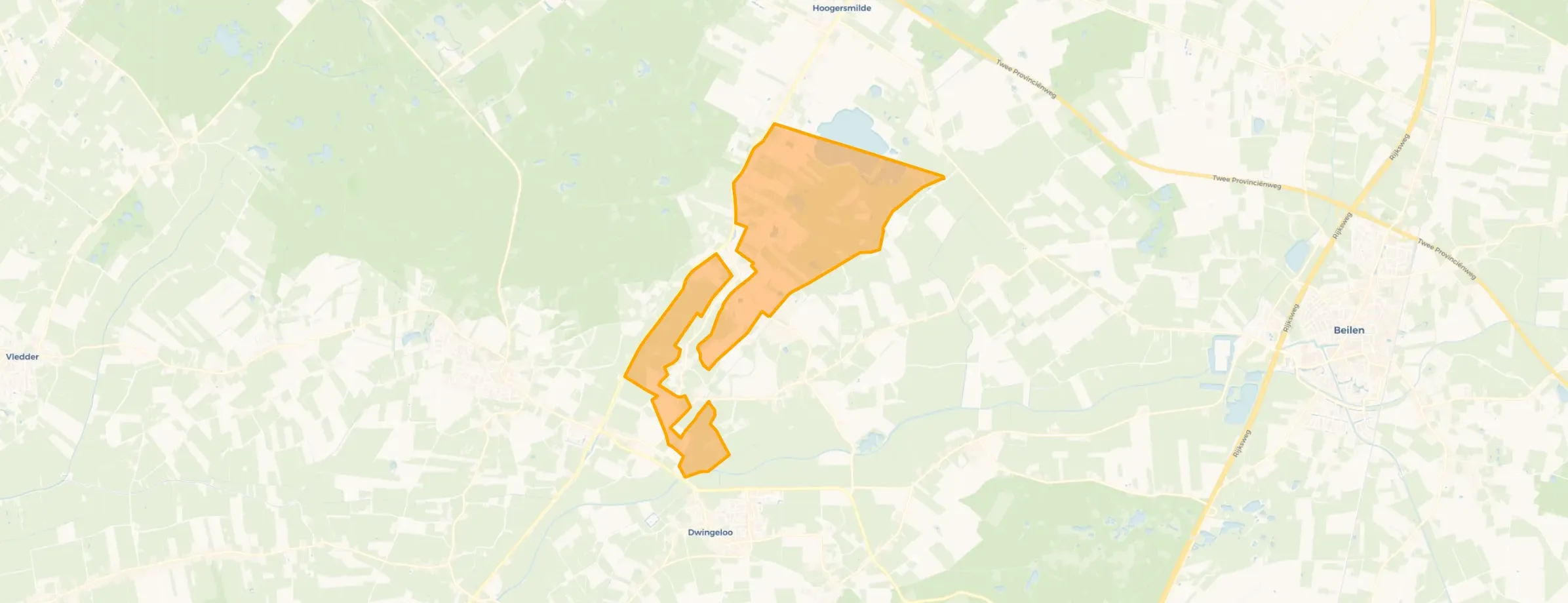 Buurt Verspreide huizen Geeuwenbrug, Dwingeloo