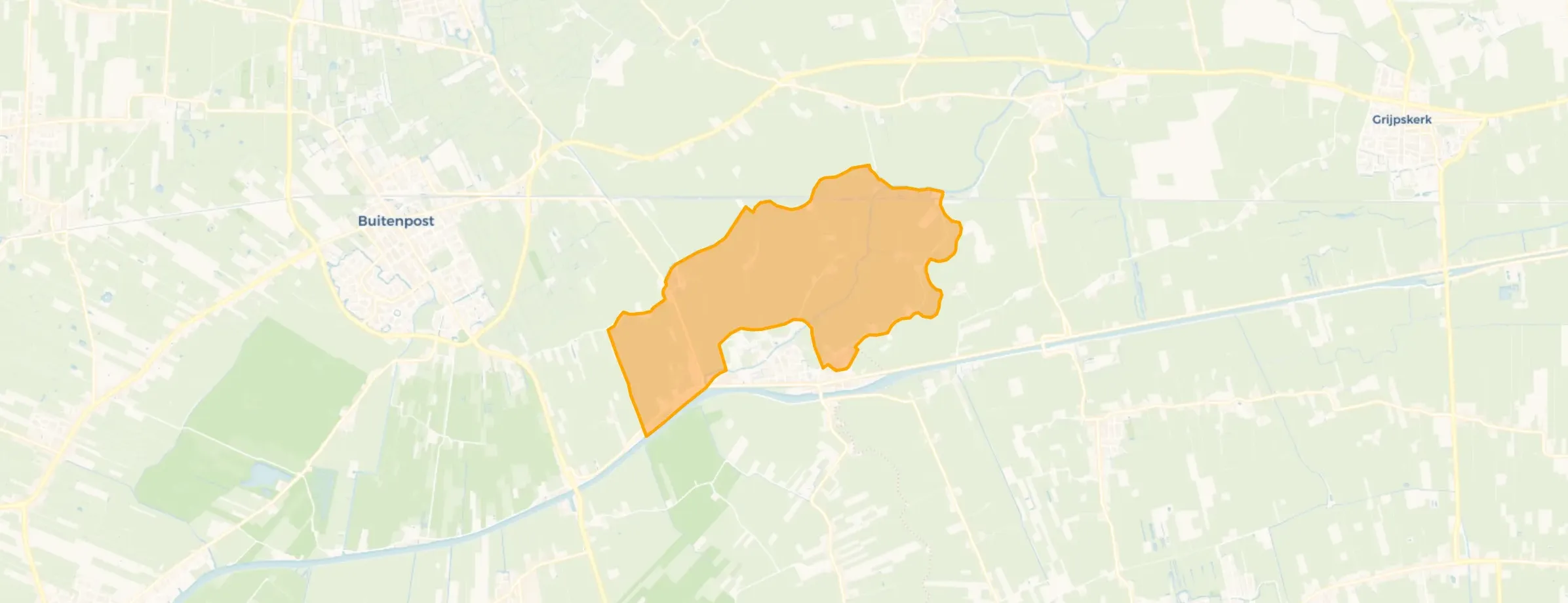 Kaart van Verspreide huizen Gerkesklooster