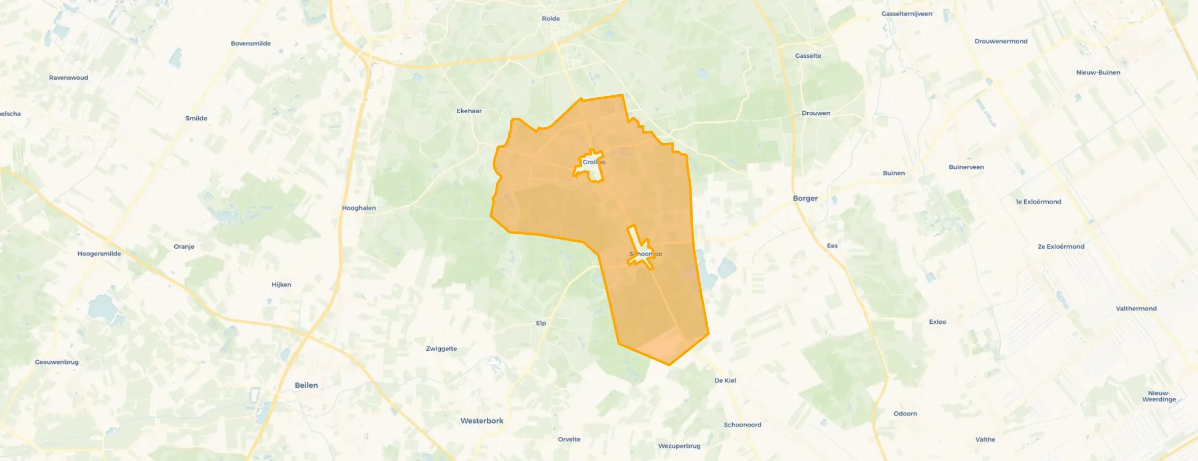 Buurt Verspreide huizen Grolloo, Schoonloo