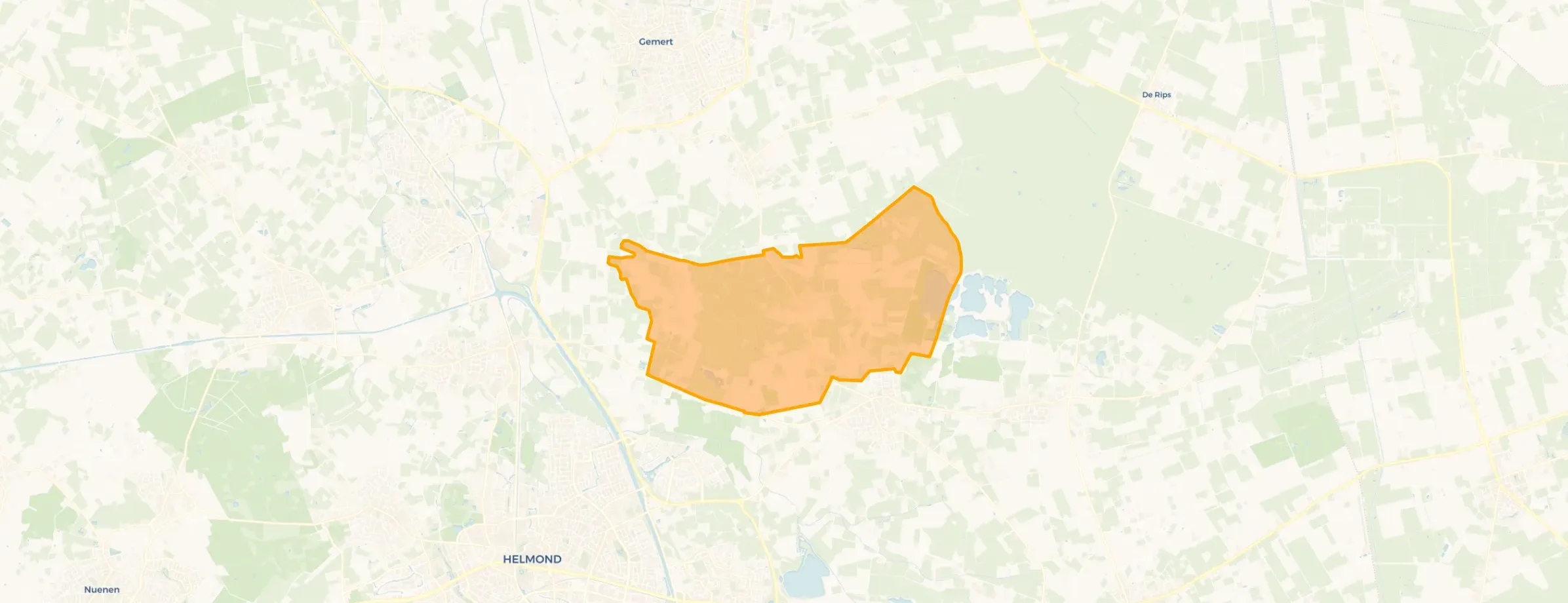 Kaart van Verspreide huizen Grotelse Heide en Esp