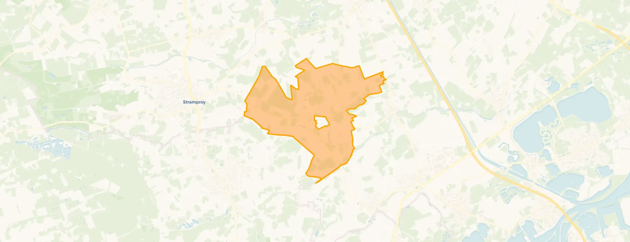 Verspreide huizen Haler