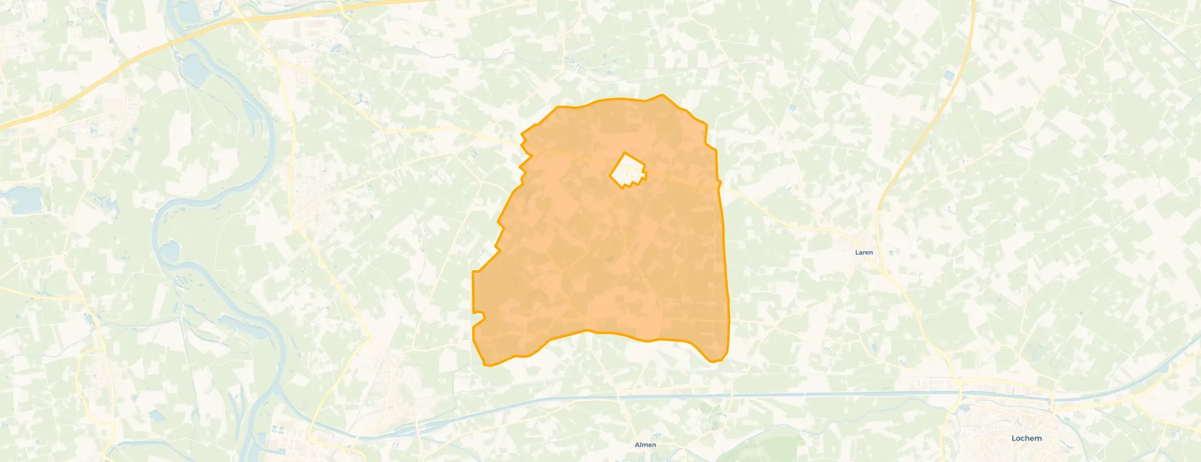 Buurt Verspreide huizen Harfsen, Harfsen