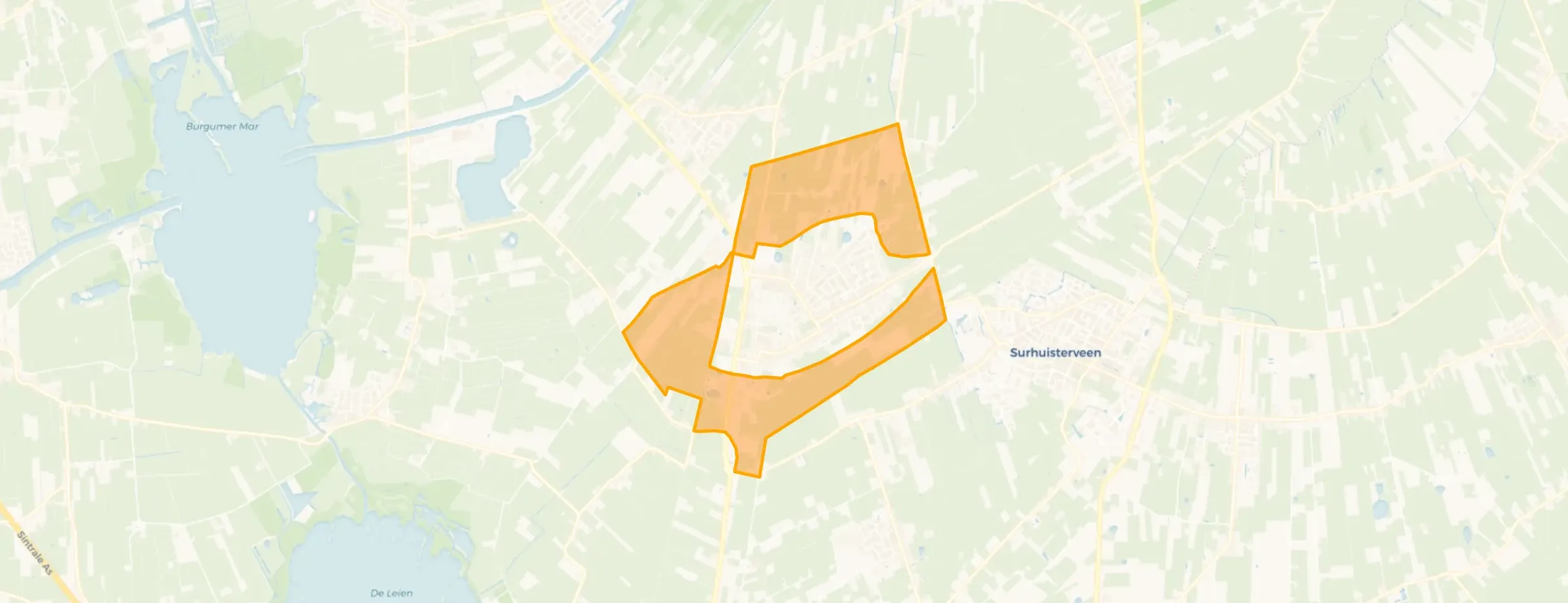 Buurt Verspreide huizen Harkema, Harkema