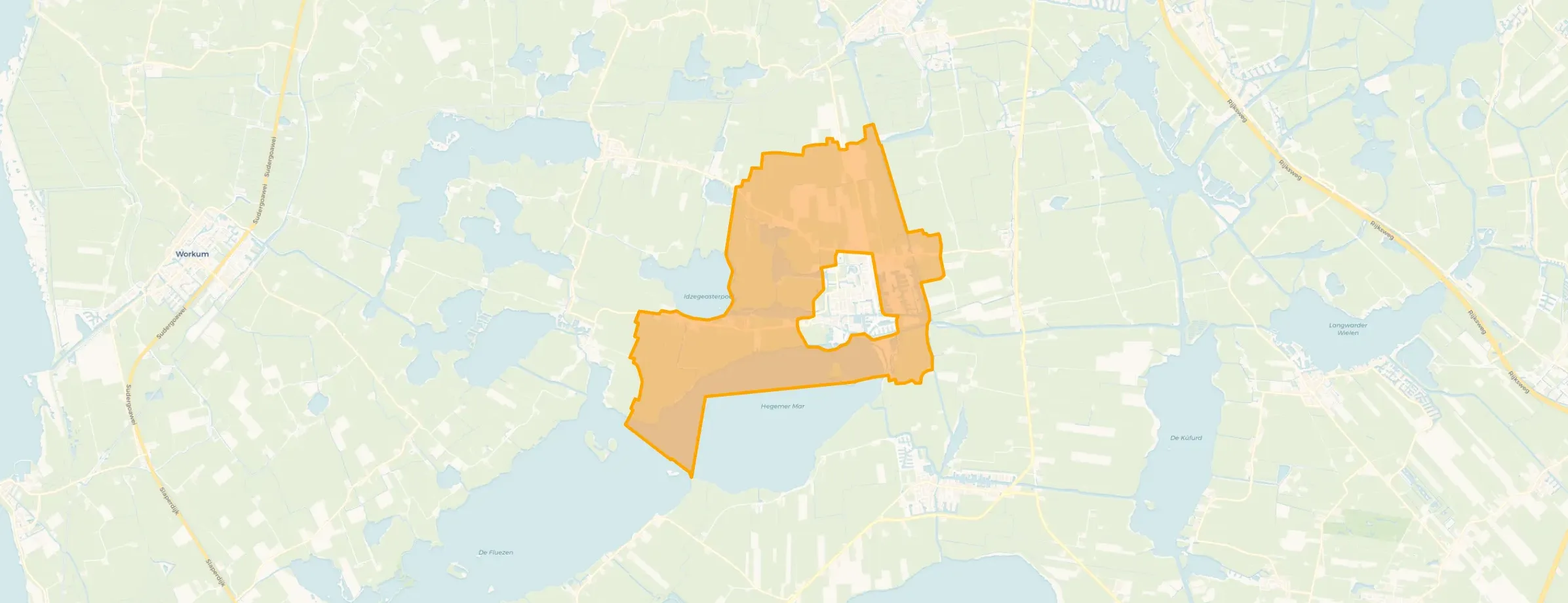 Buurt Verspreide huizen Heeg, Heeg