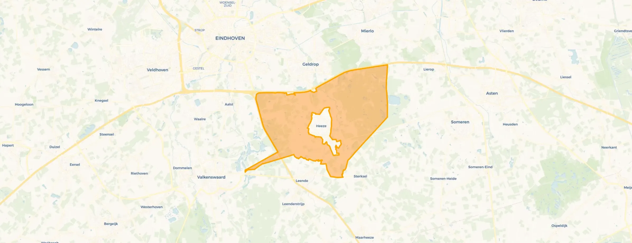 Buurt Verspreide huizen Heeze, Heeze