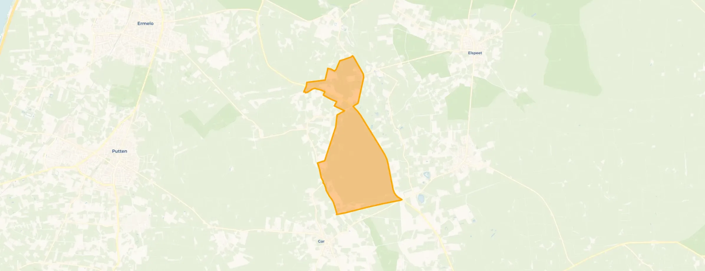 Verspreide huizen heidegebied