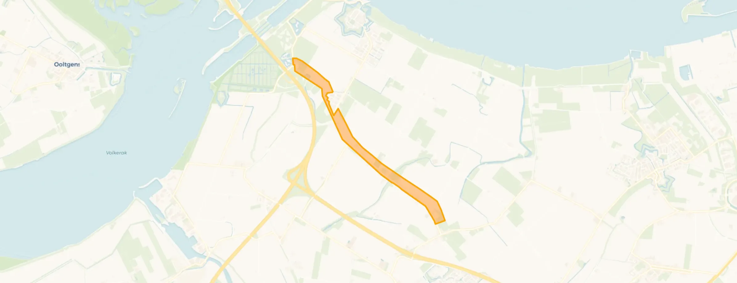 Kaart van Verspreide huizen Helwijk
