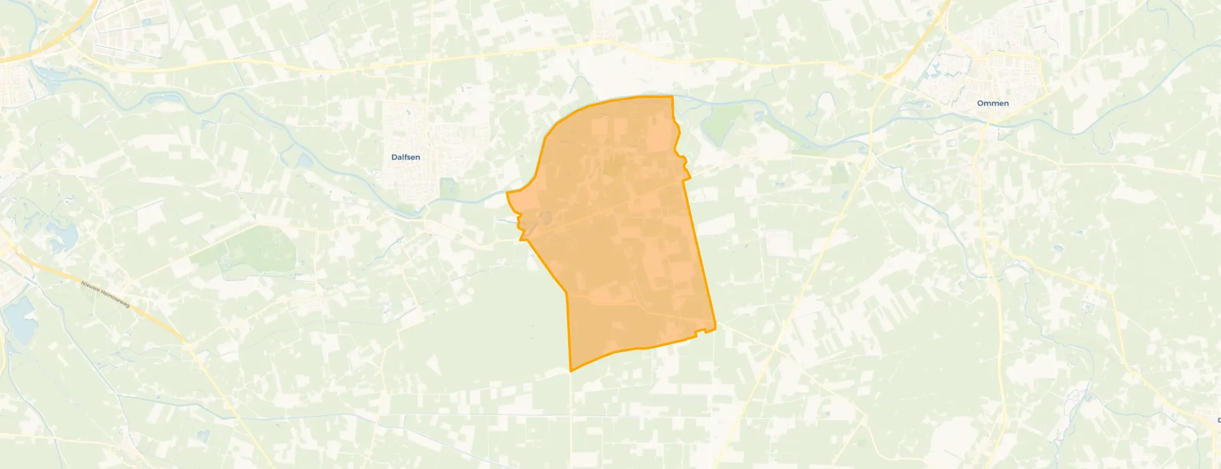 Buurt Verspreide huizen Hessum-Rechteren, Dalfsen