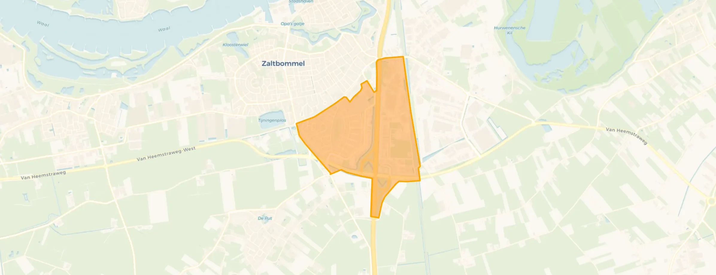 Buurt Verspreide huizen Hoeven, Zaltbommel