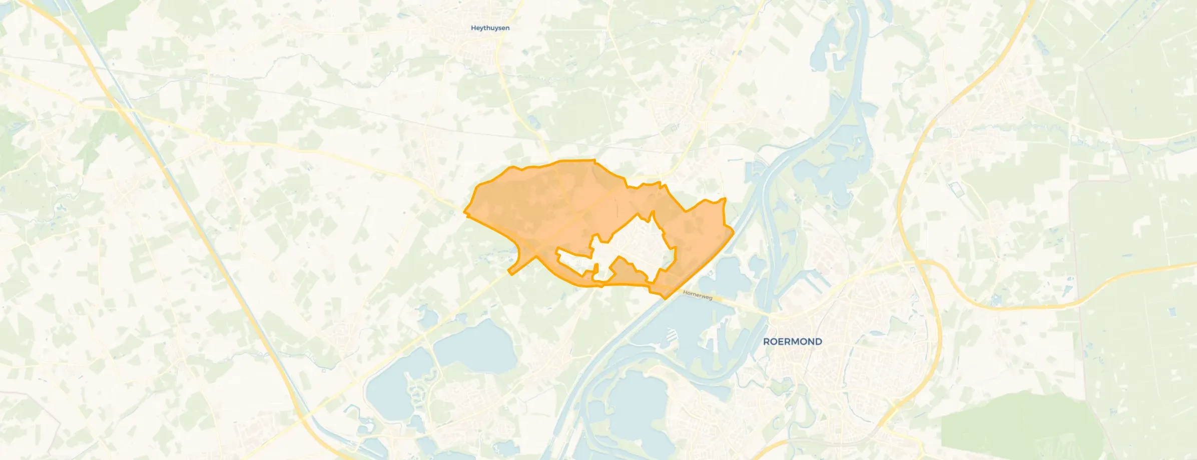 Verspreide huizen Horn